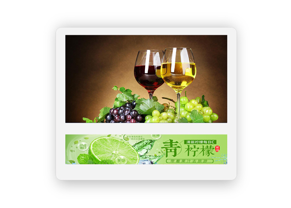 长条屏分众款楼宇电梯广告机(图文)